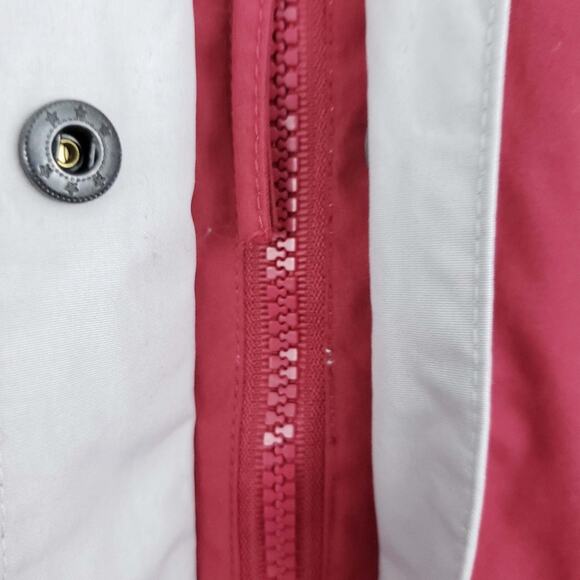 Nordic Alpine Waterproof Hooded Anorak Raincoat Red Jacket Windproof Size Small - Picture 8 of 10